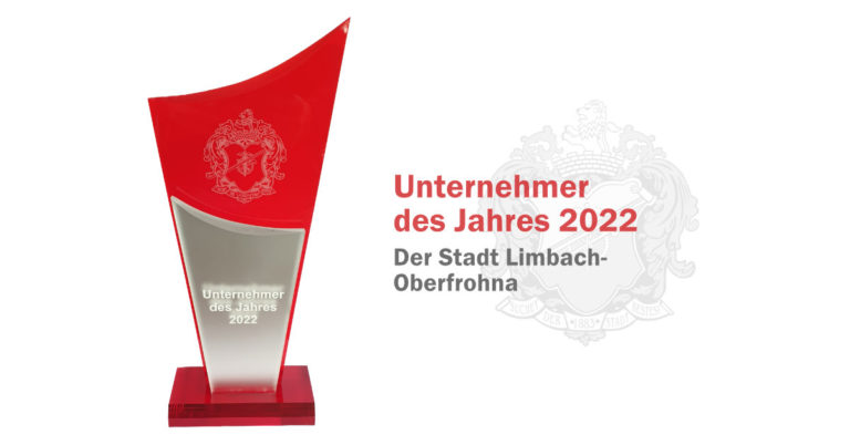 Die Auszeichnung Unternehmer des Jahres 2022 der Stadt Limbach-Oberfrohna für die Spedition Weise